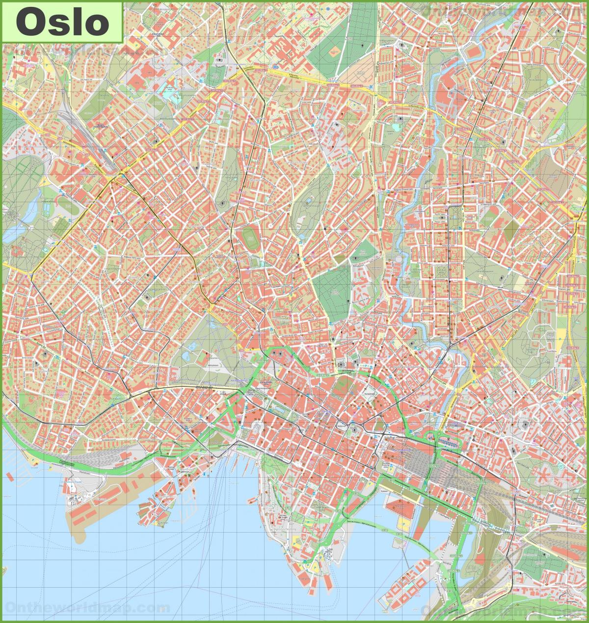 Карта улиц Осло